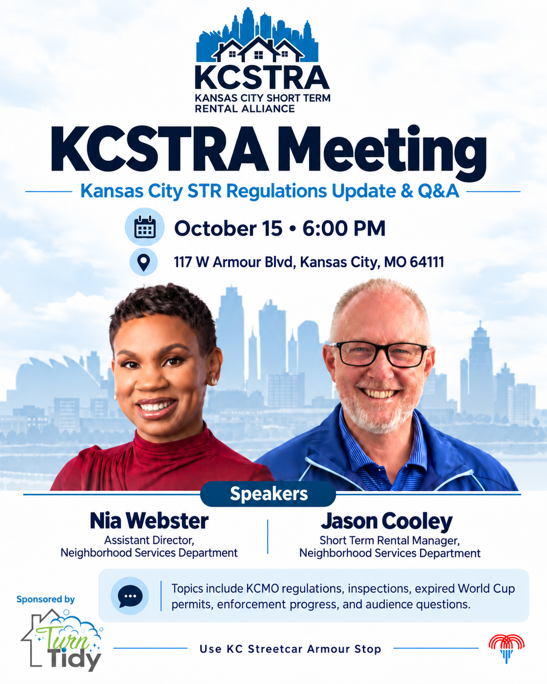 Oct 15 KCSTRA meeting